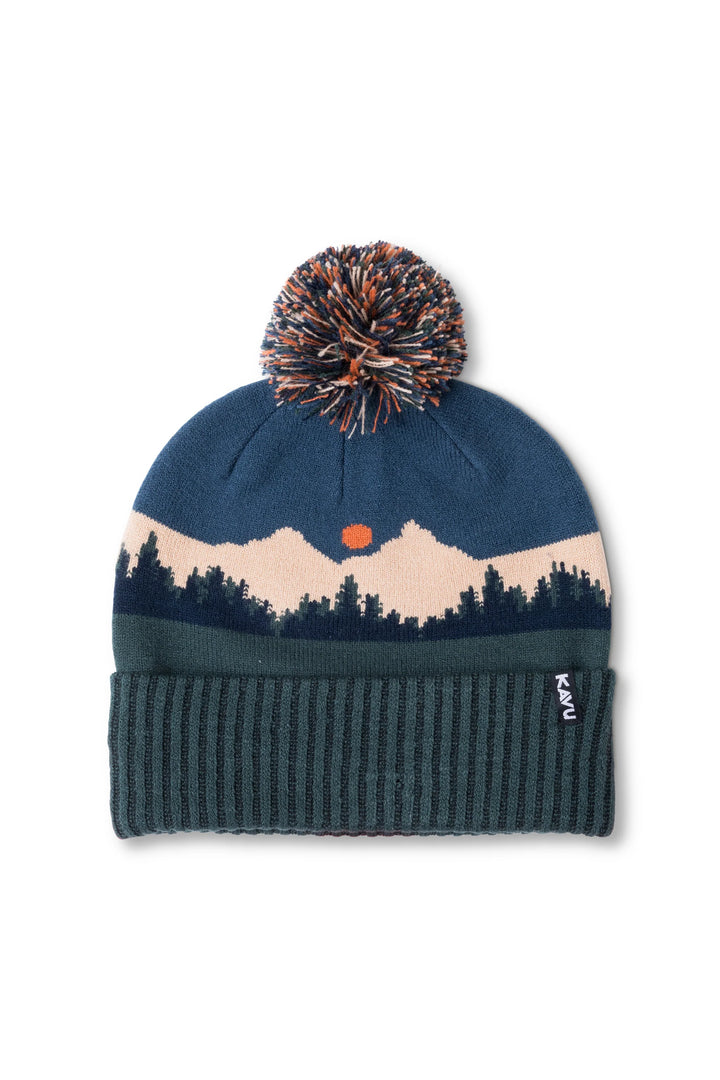Herschel Pom Pom Beanie - Mountain Stripe
