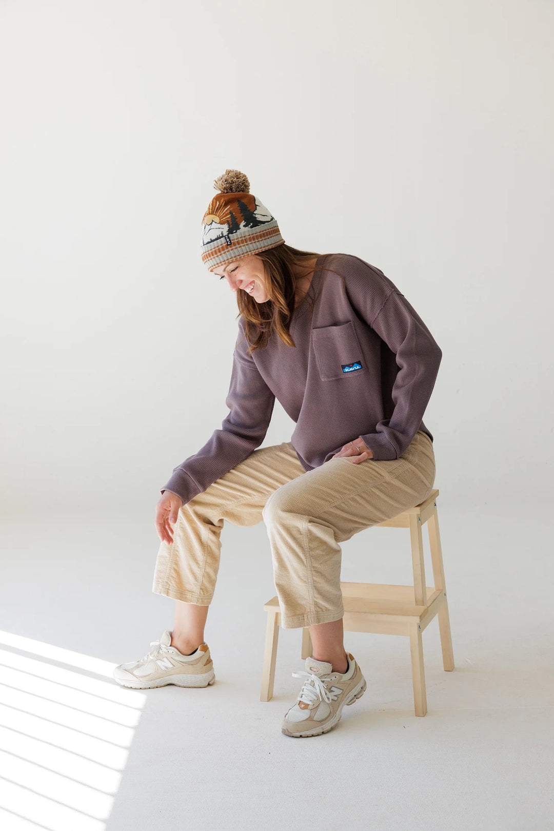 Herschel Pom Pom Beanie - Nature Valley