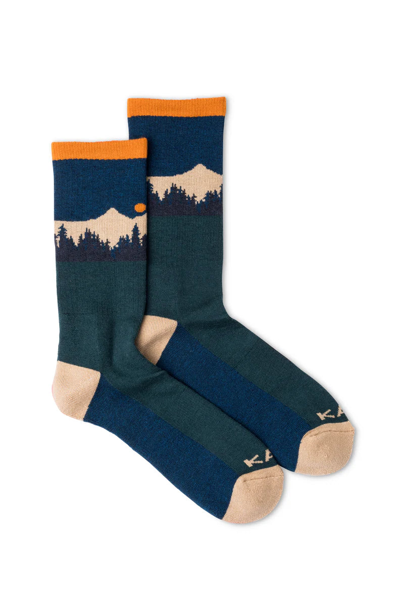 Moonwalk Socks - Mountain Stripe