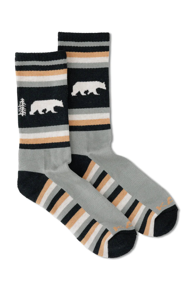 Moonwalk Socks - Tree Bear