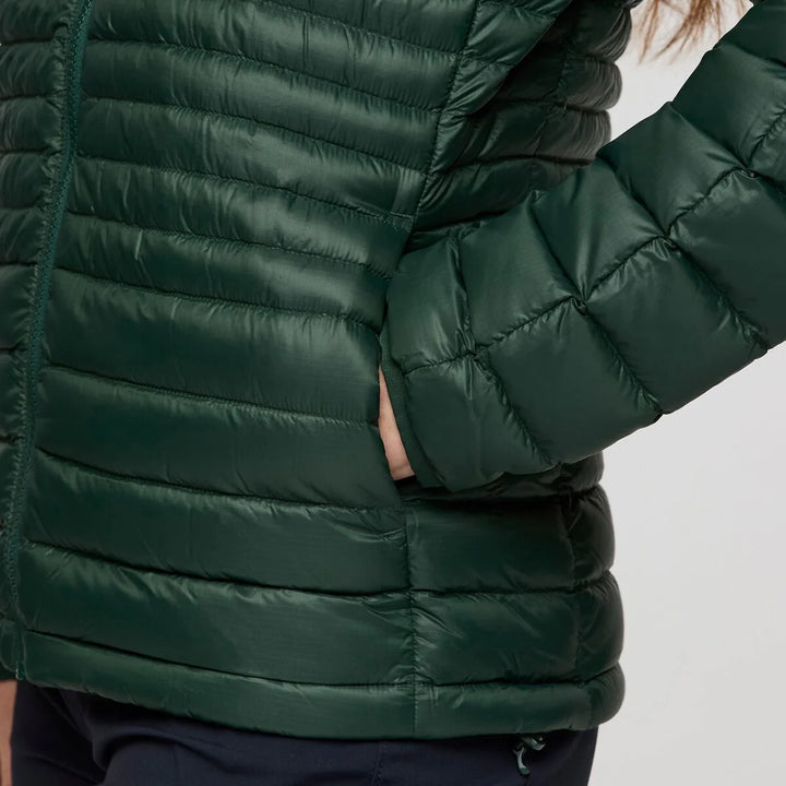 Fuego Down Hooded Jacket - Cargo Stripes | Womens