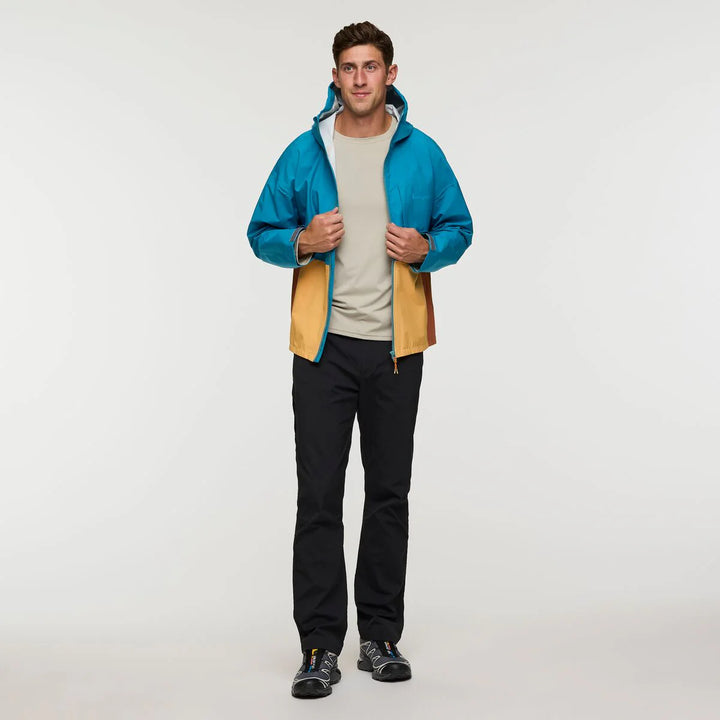 Cielo Rain Jacket - Lake and Curry