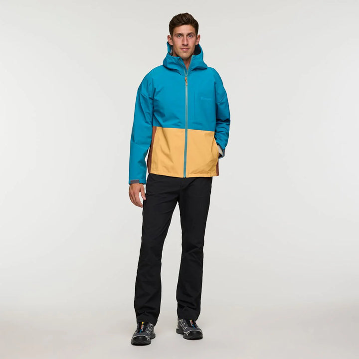 Cielo Rain Jacket - Lake and Curry
