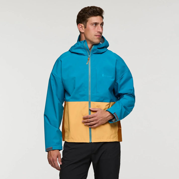 Cielo Rain Jacket - Lake and Curry