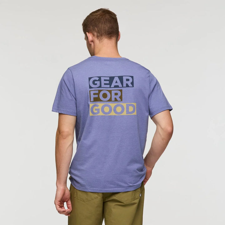 Gear For Good Stripes T Shirt - Blue Smoke