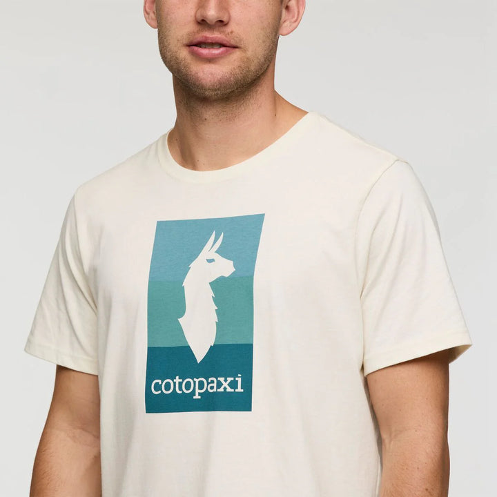 Llama Block T Shirt - Bone