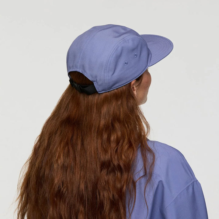 Llama Stripes 5-Panel Hat - Blue Smoke