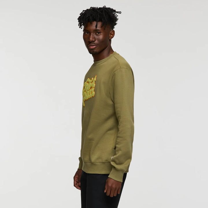 Coto-Patch Crew Sweatshirt - Moss