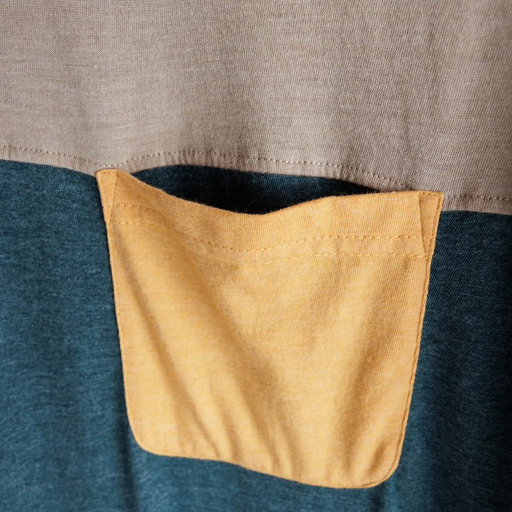 Cut Back T Shirt Dress - Forest Retreat