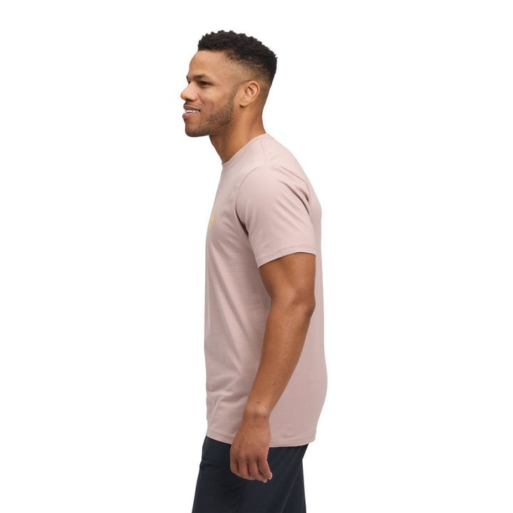 Shredded SS Tee - Pale Mauve