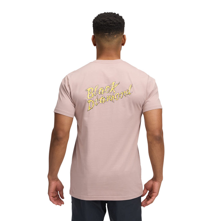 Shredded SS Tee - Pale Mauve