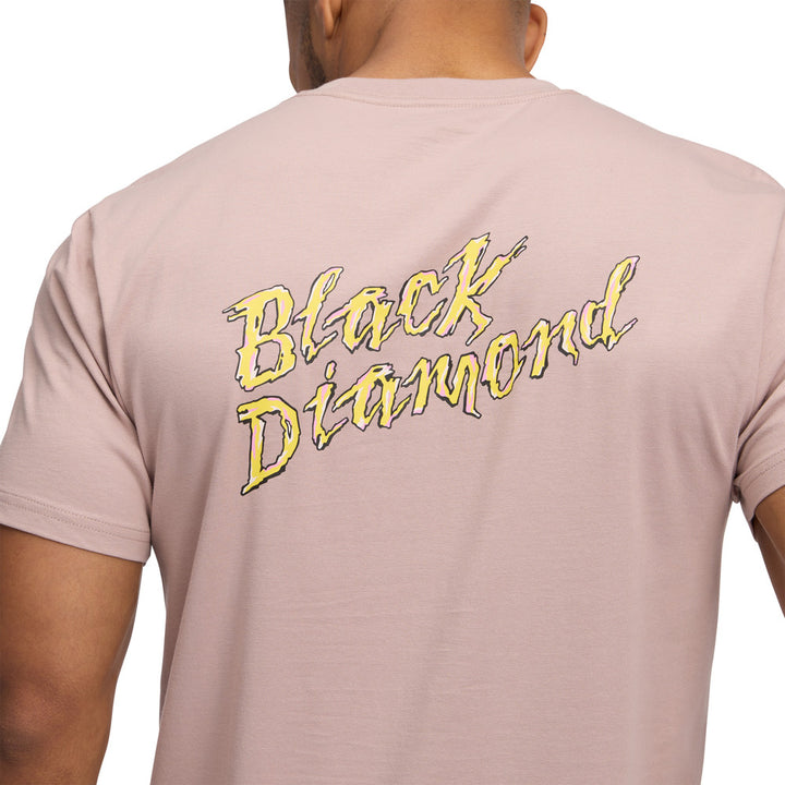 Shredded SS Tee - Pale Mauve