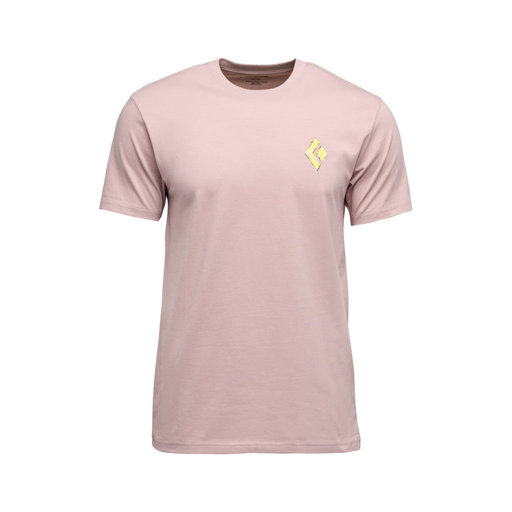 Shredded SS Tee - Pale Mauve