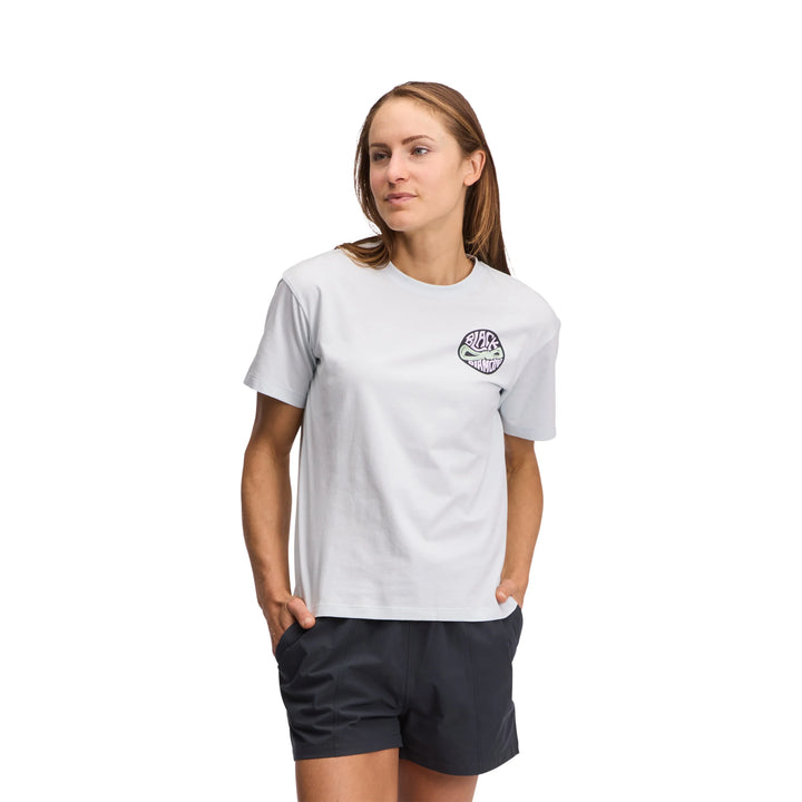 Rope Badge Short Sleeve Tee - Belay Blue | Womens
