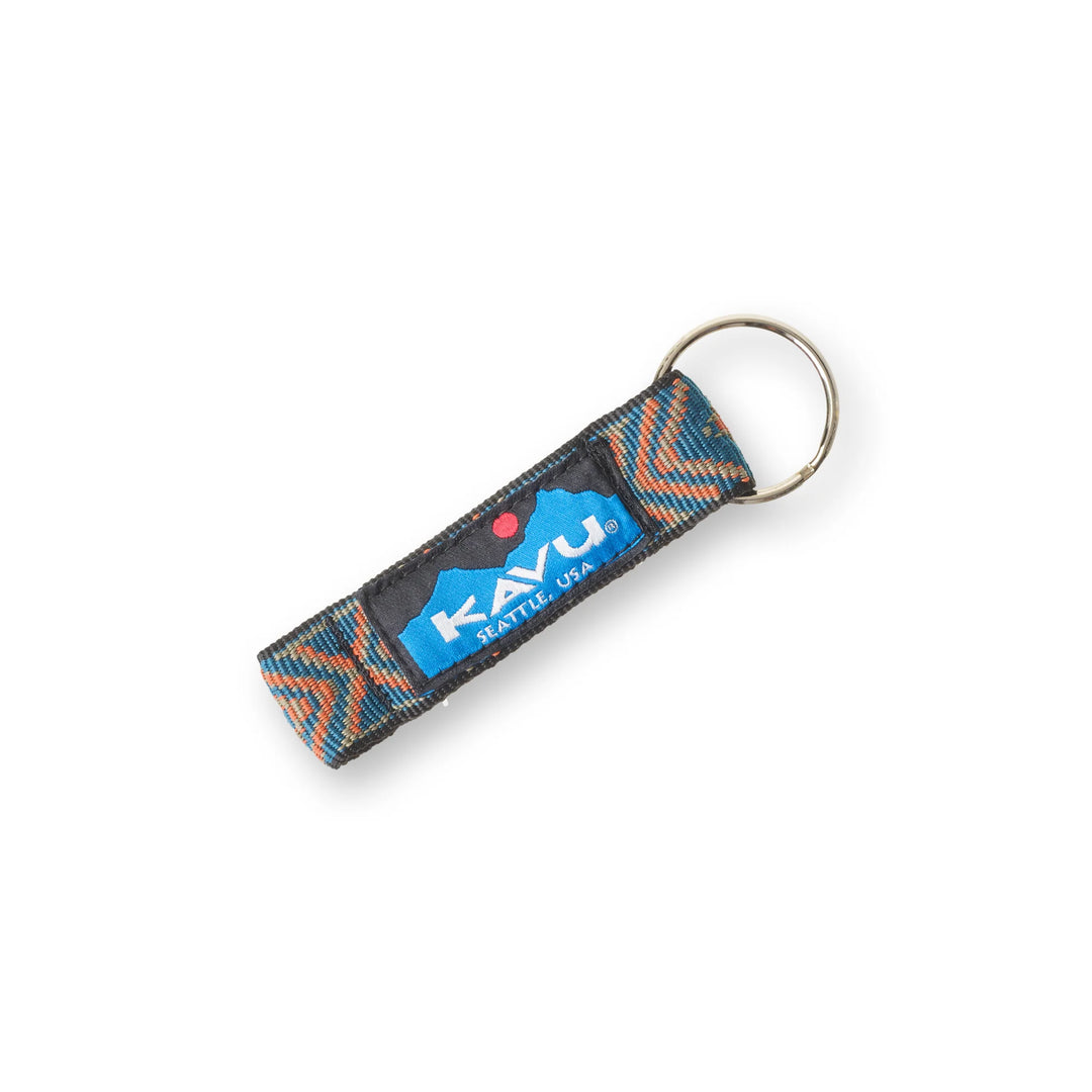 Key Chain - Teal Geo