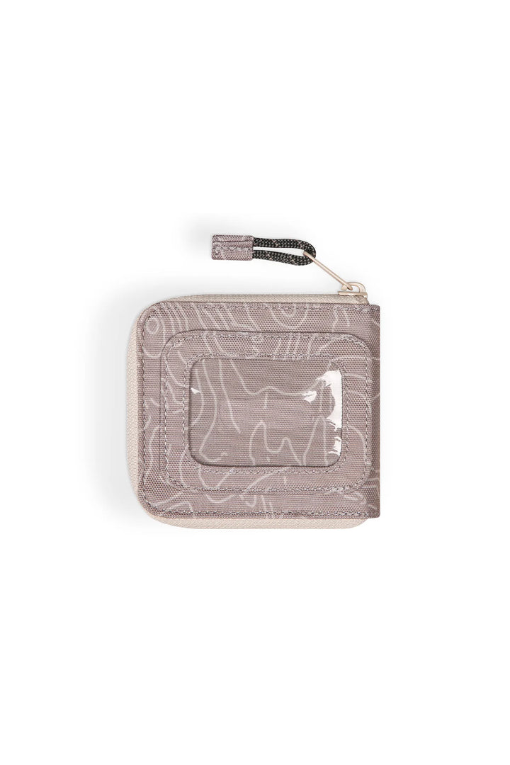 Zip Around Wallet - Taupe Topo