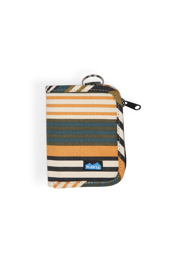 Zippy Wallet - Kelp Stripe