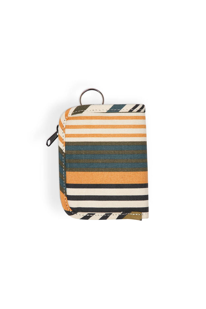 Zippy Wallet - Kelp Stripe