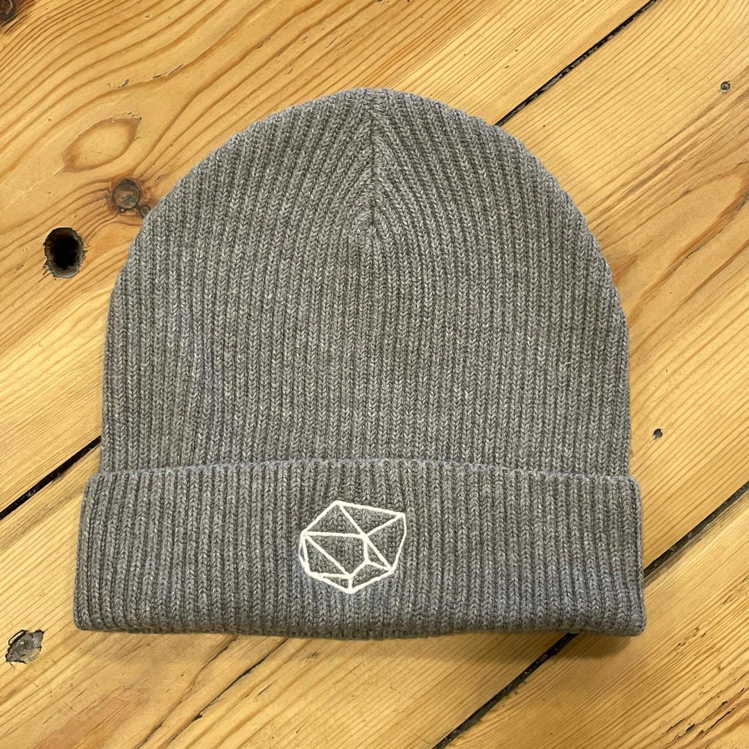 Fisherman Beanie - Mid Heather Grey