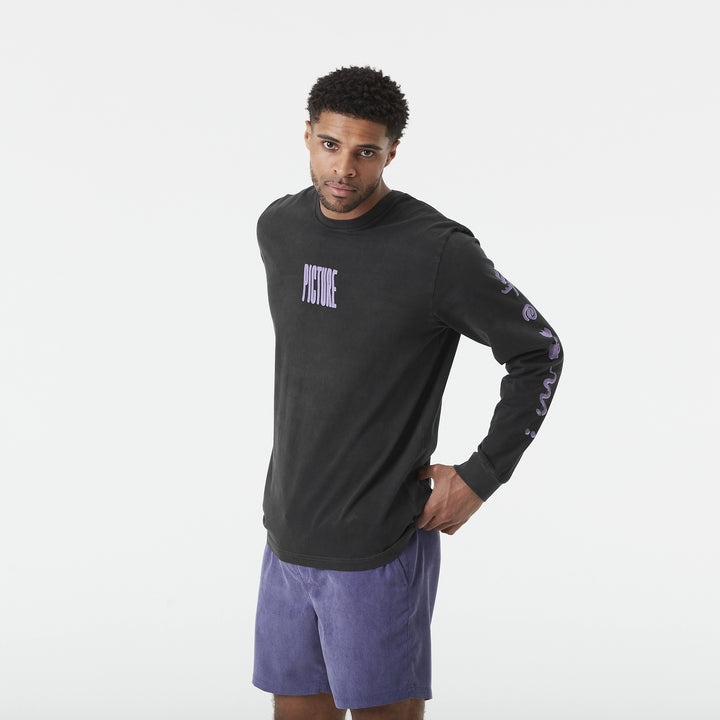 Pembroke LS Tee - Black Washed | Mens