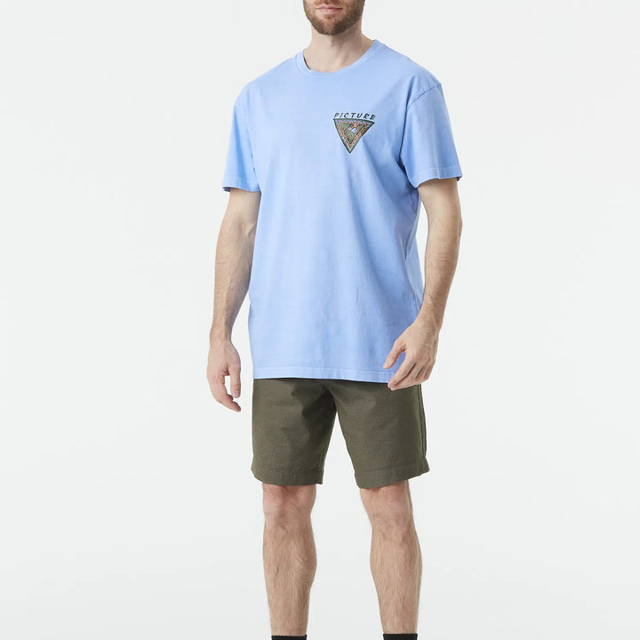 Chilanko Tee - Washed Vista Blue | Mens