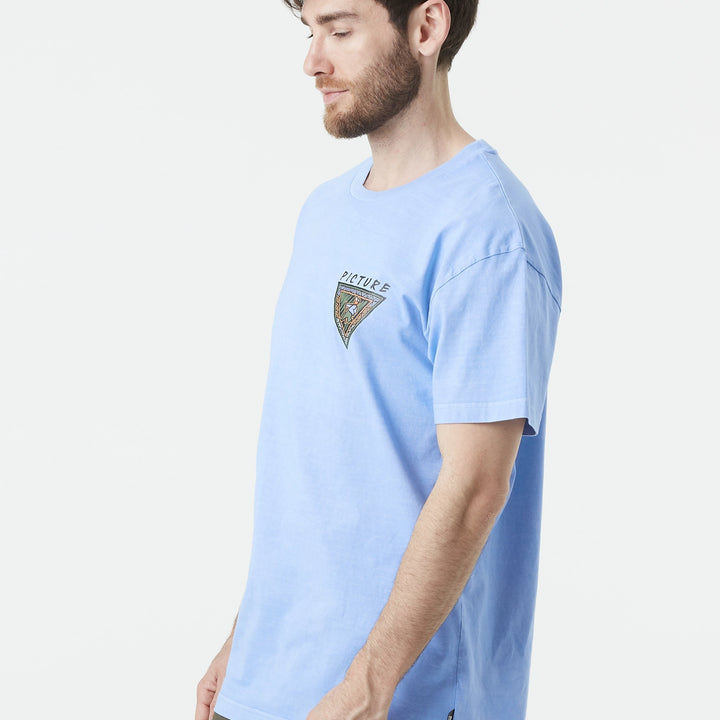 Chilanko Tee - Washed Vista Blue | Mens