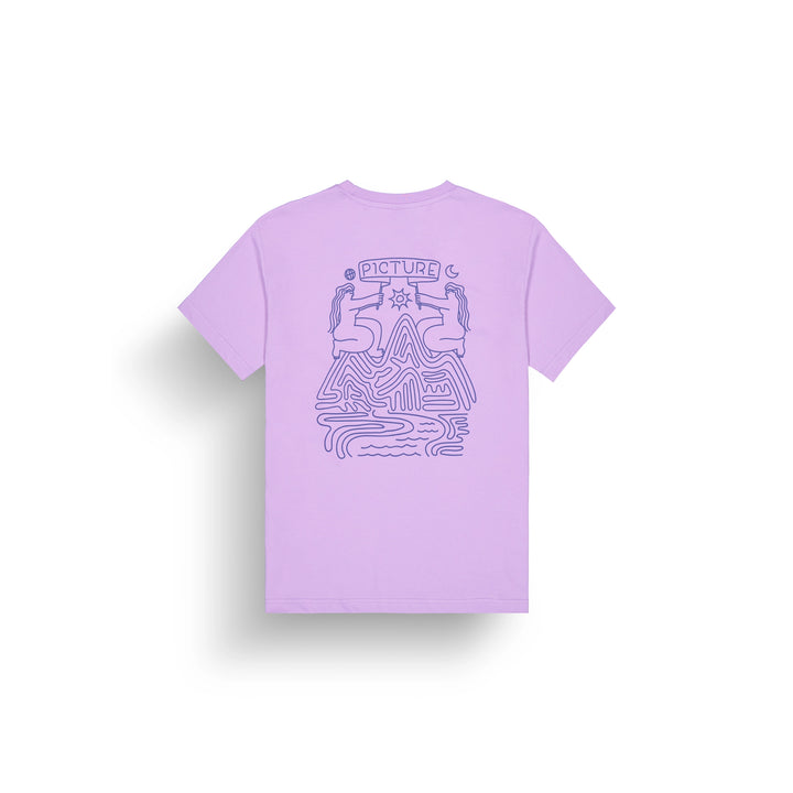Terra Tee - Sheer Lilac | Mens