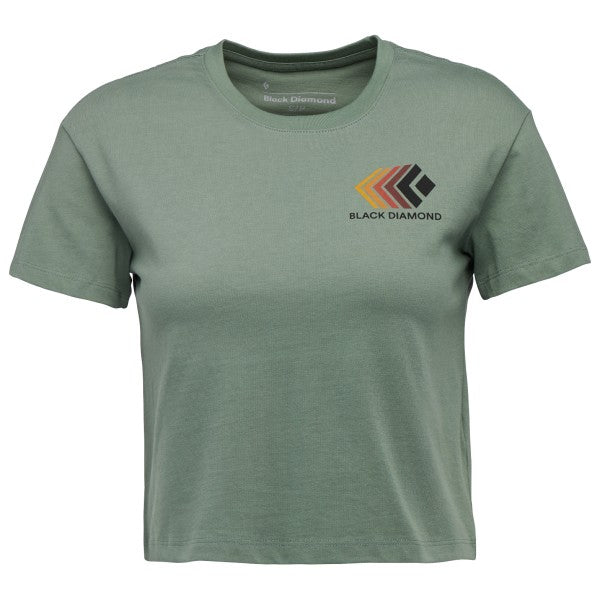 Faded Crop Tee - Laurel Green - XS