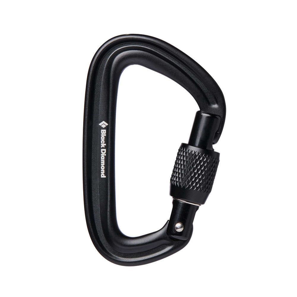 LiteForge Screwgate Carabiner - Black