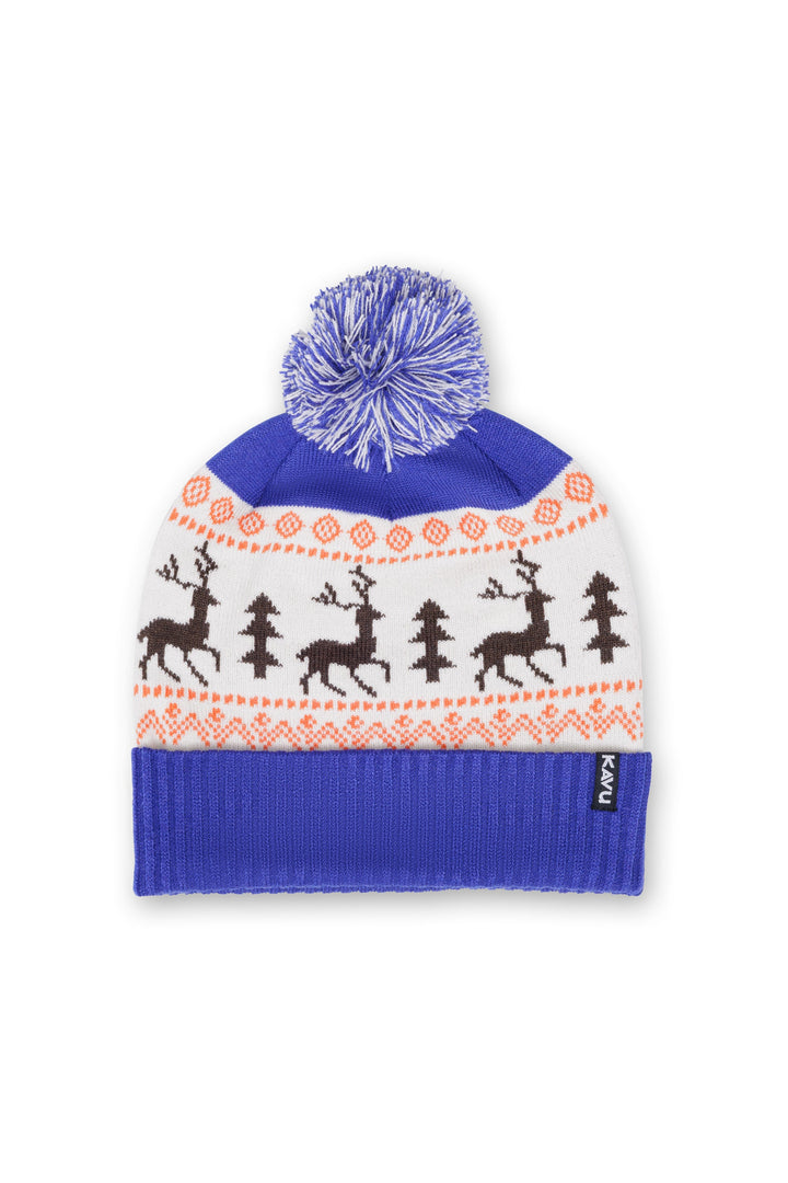 KAVU Herschel Pom Pom Beanie in Follow The Herd