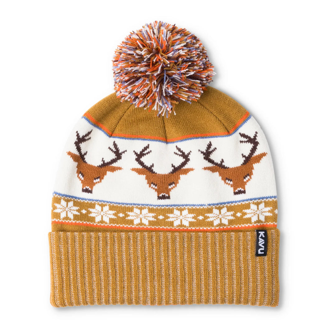 KAVU Herschel Pom Pom Beanie - Oh Deer
