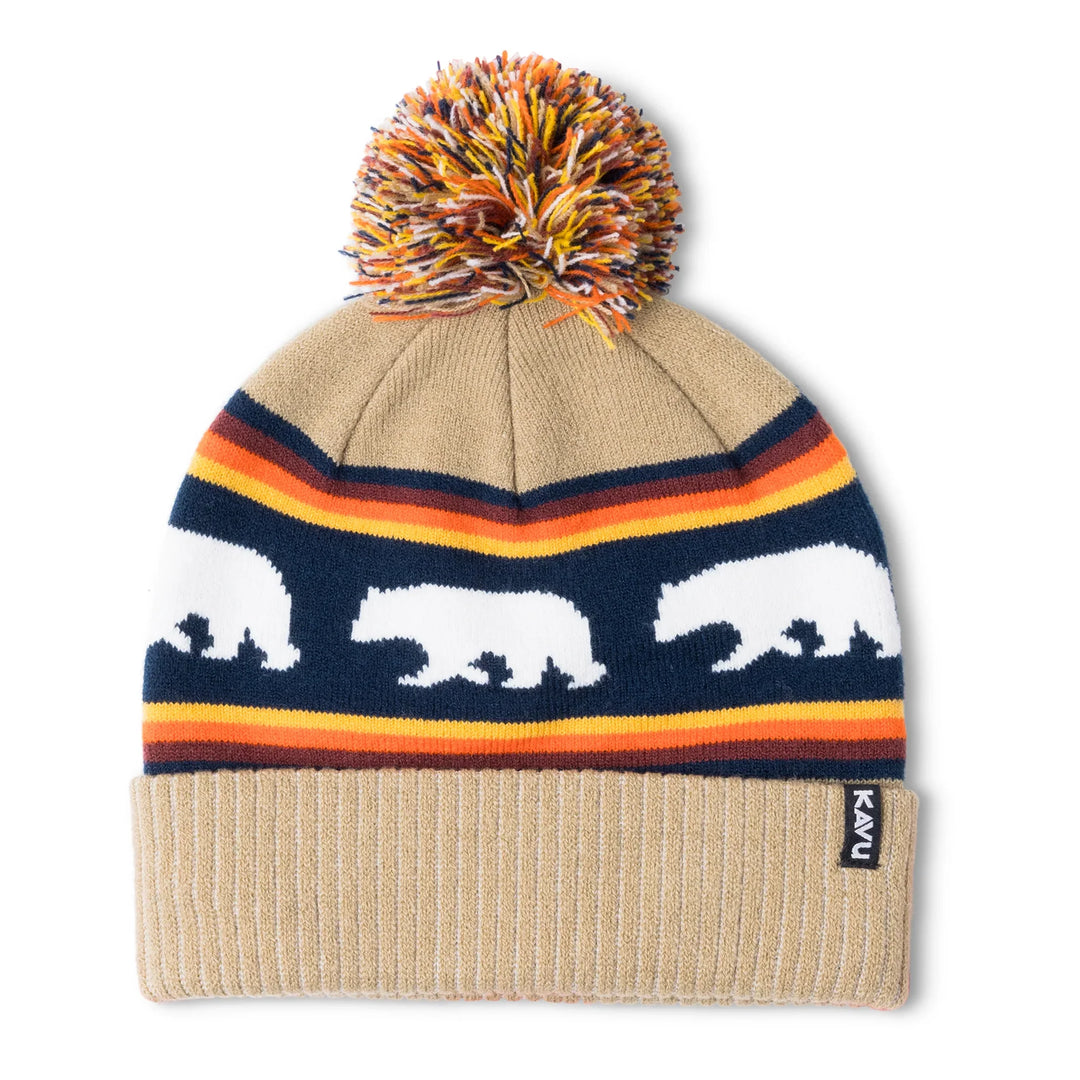KAVU Herschel Pom Pom Beanie - Snow Bear