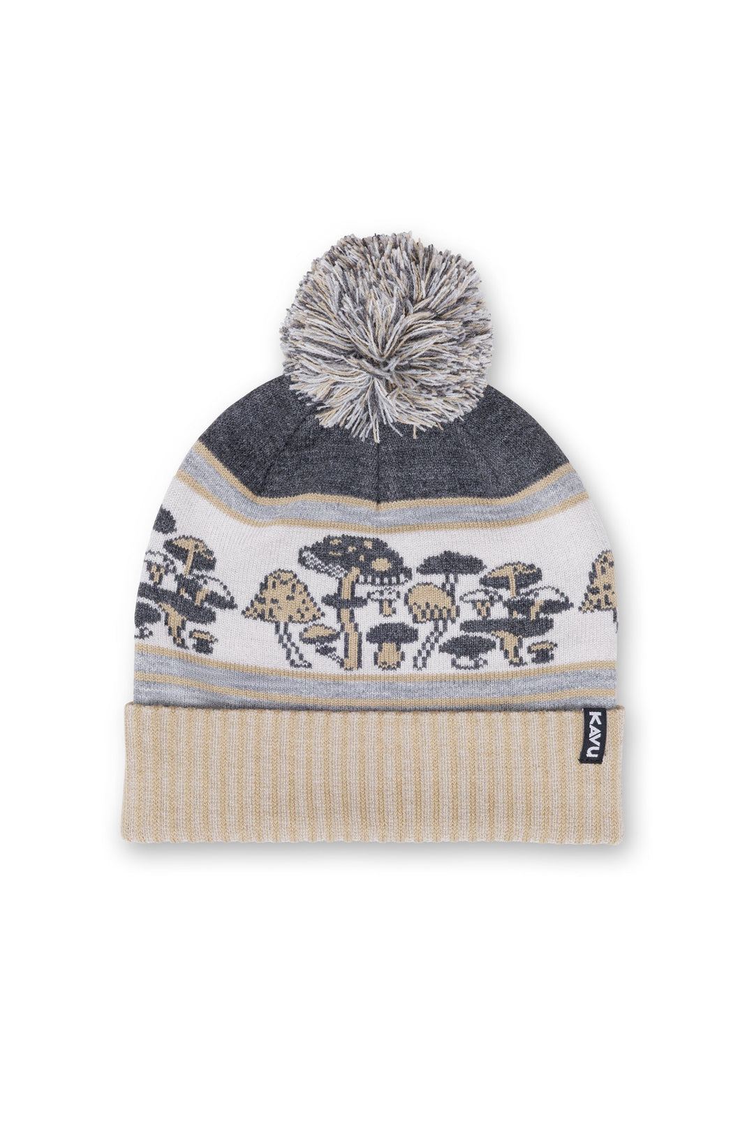 KAVU Herschel Pom Pom Beanie in Ultimate Shroom