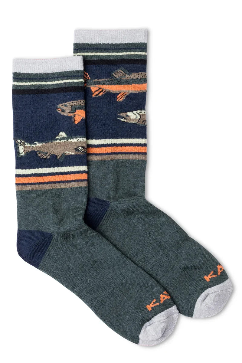 KAVU Moonwalk Socks - Go Fish
