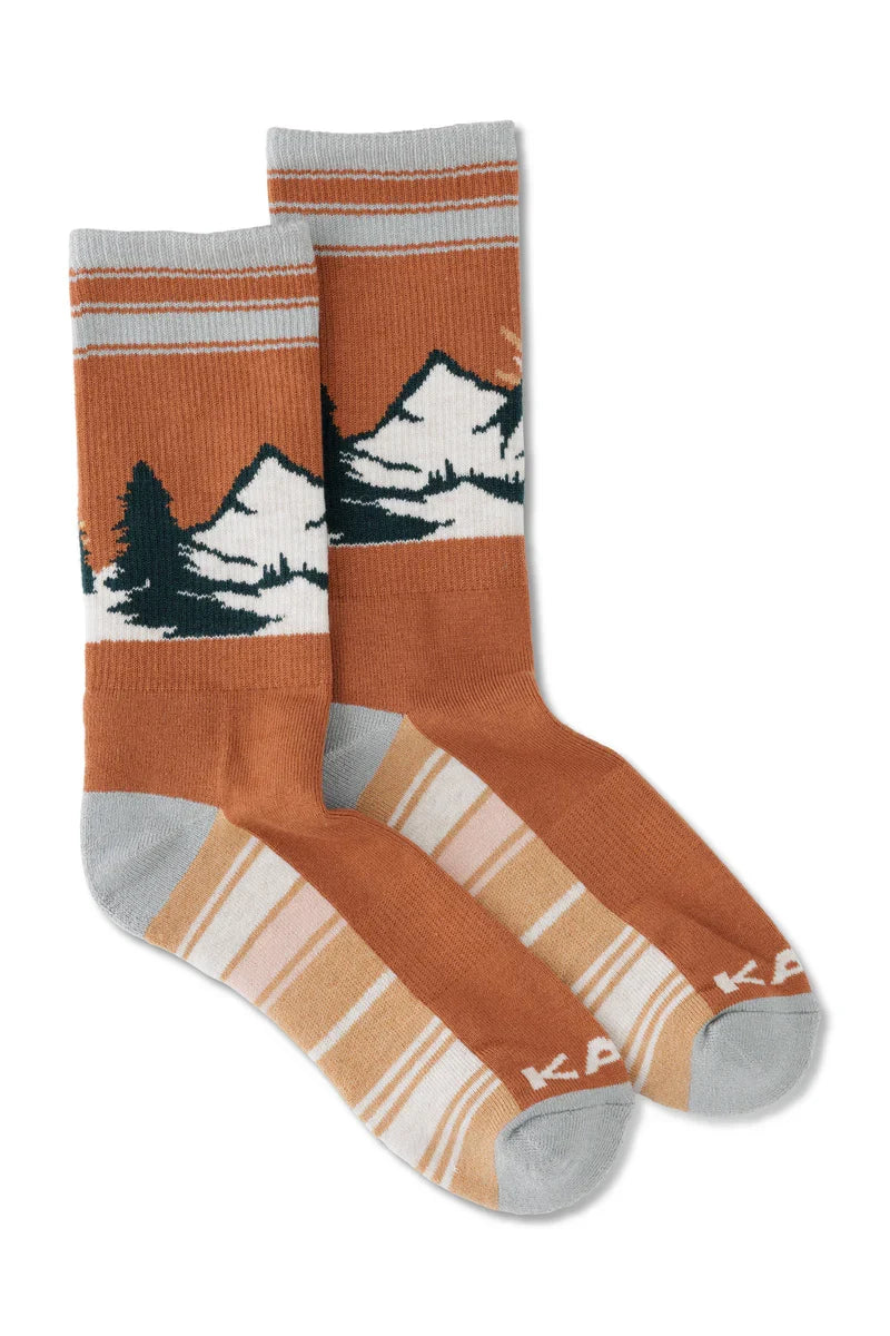 KAVU Moonwalk Socks - Nature Valley