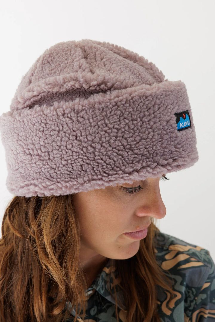 Fur Ball Beanie - Purple Dust