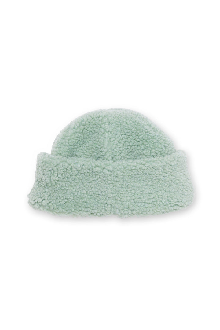 KAVU Fur Ball Beanie in Soft Sage