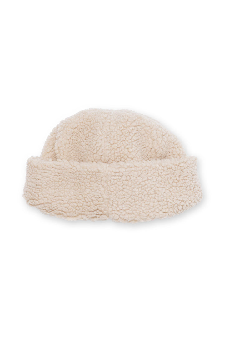 KAVU Fur Ball Beanie in Wax Paper