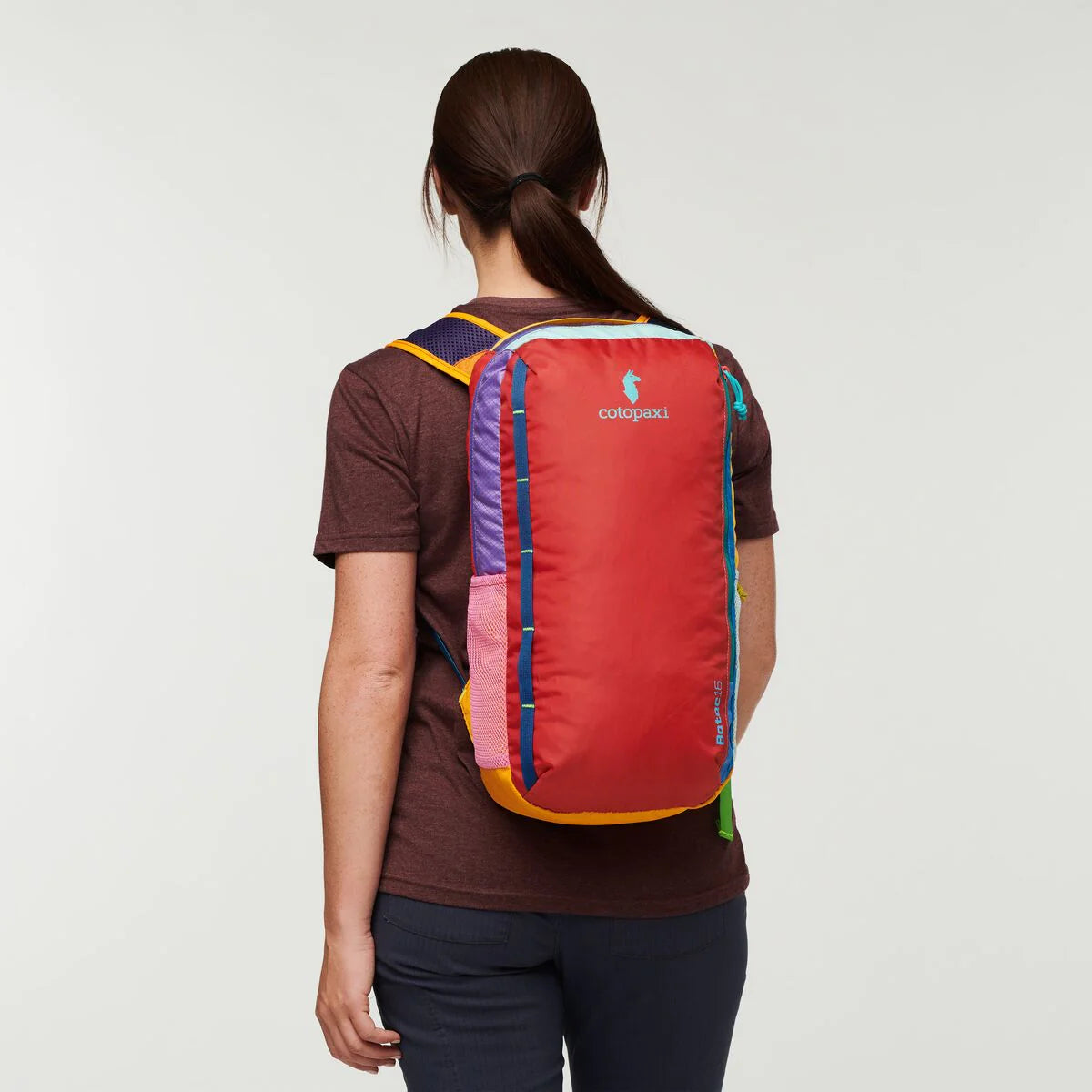 Batac 16L Backpack - Del Dia - Mutli/Grey/Red