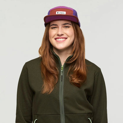 Fleece 5-Panel Hat - Rusty and Mauve