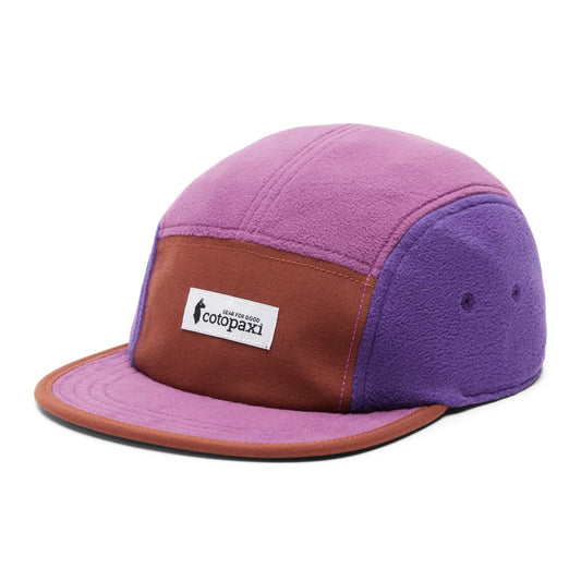 Fleece 5-Panel Hat - Rusty and Mauve