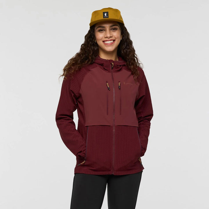 Yermo Hooded Jacket Mulberry | Womens