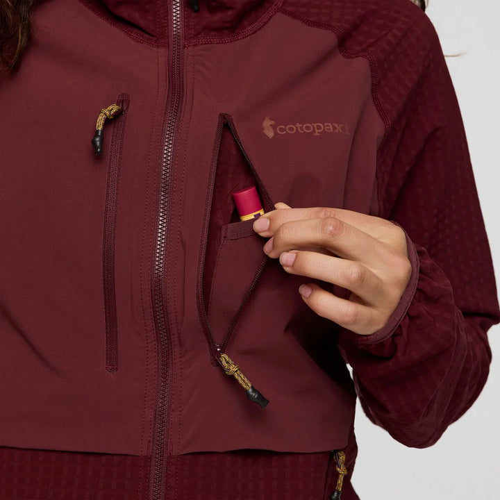 Yermo Hooded Jacket Mulberry | Womens