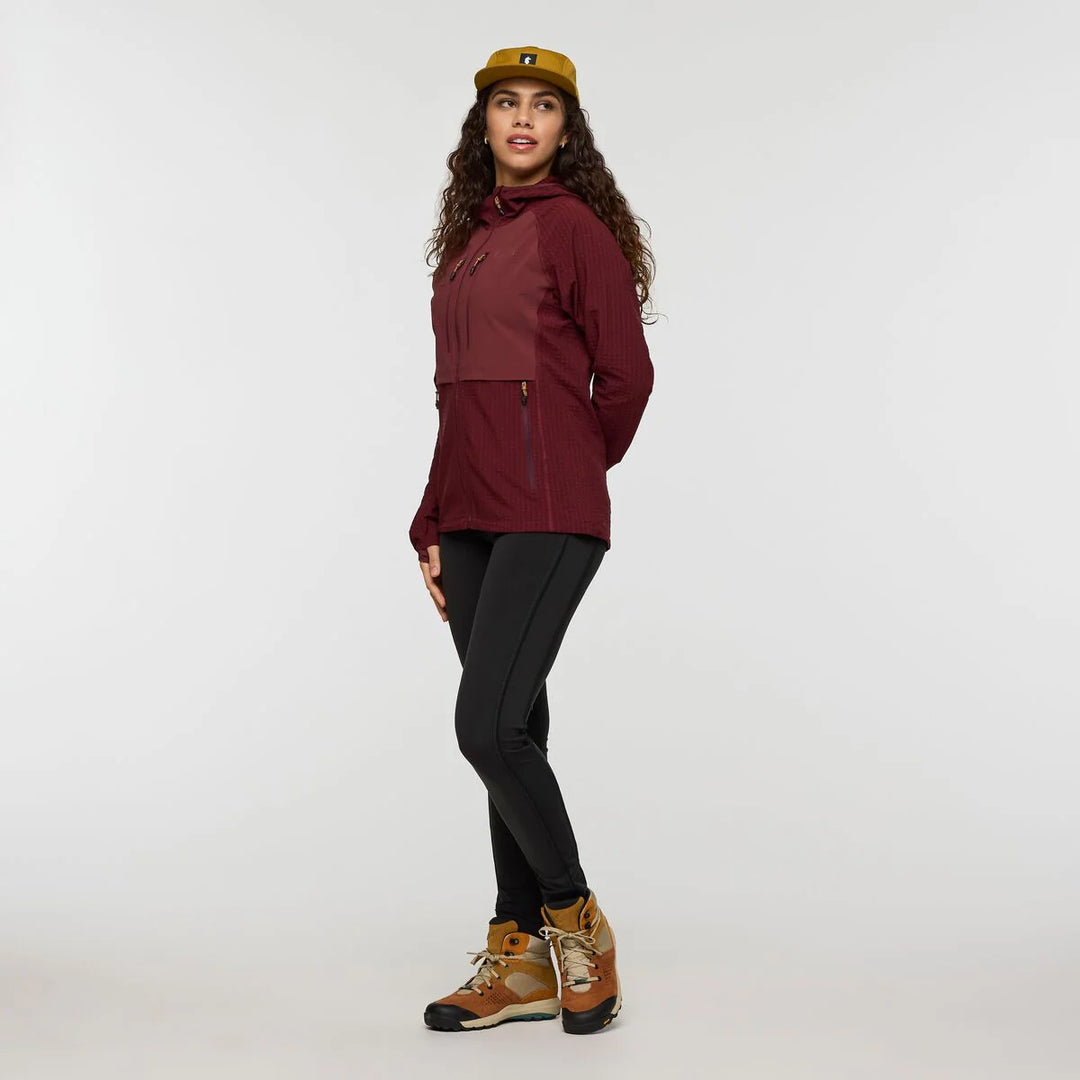 Yermo Hooded Jacket Mulberry | Womens