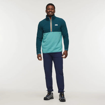 Amado Fleece Pullover - Abyss/Coastal