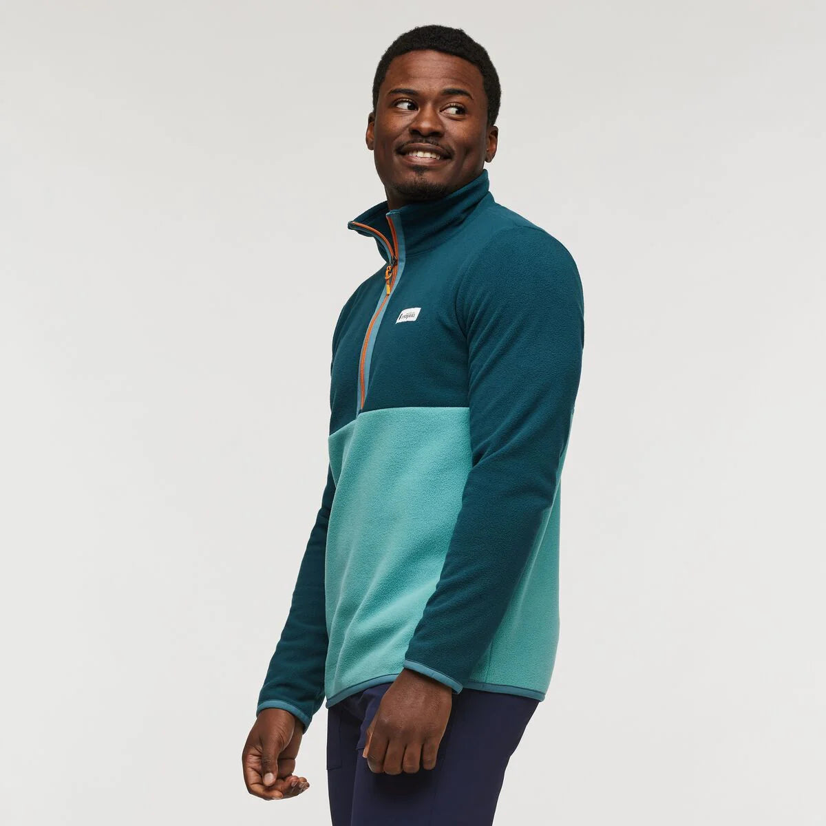 Amado Fleece Pullover - Abyss/Coastal