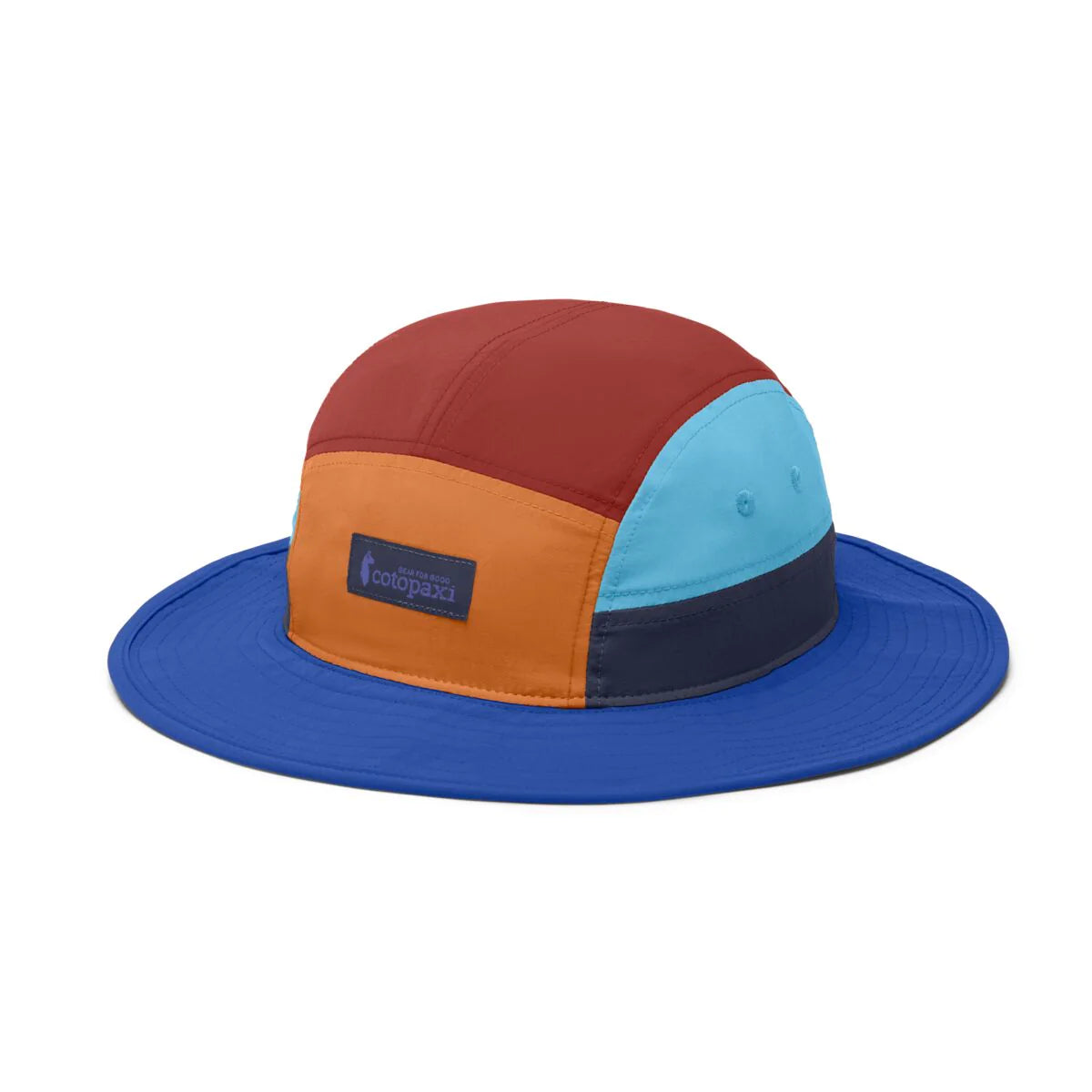 Tech Bucket Hat - Tamarindo and Scuba Blue