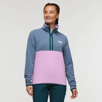 Amado Fleece Pullover - Tempest/Orchid Bloom