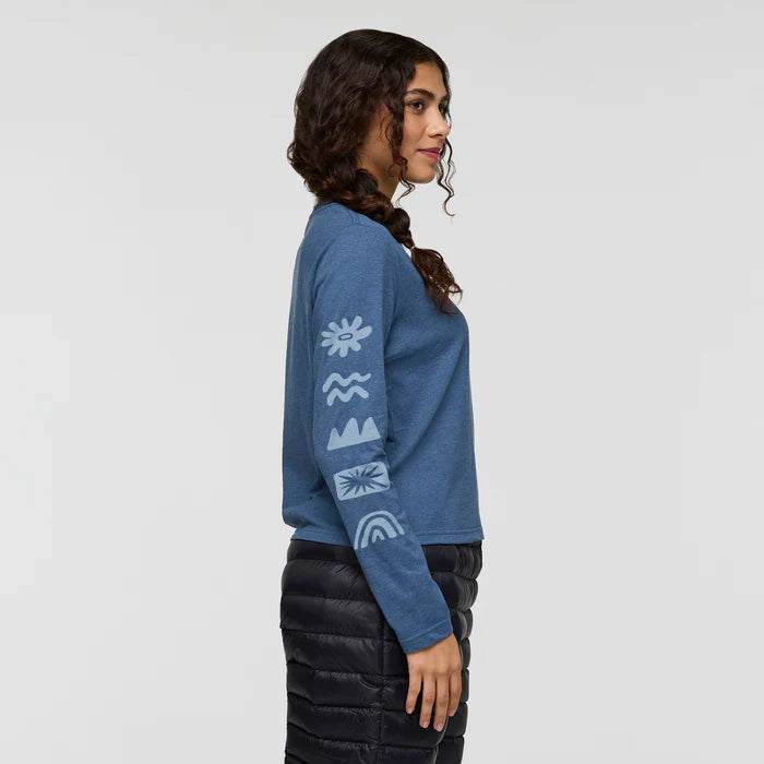 Sky To Sea Long-Sleeve T-Shirt - Deep Sea | Womens