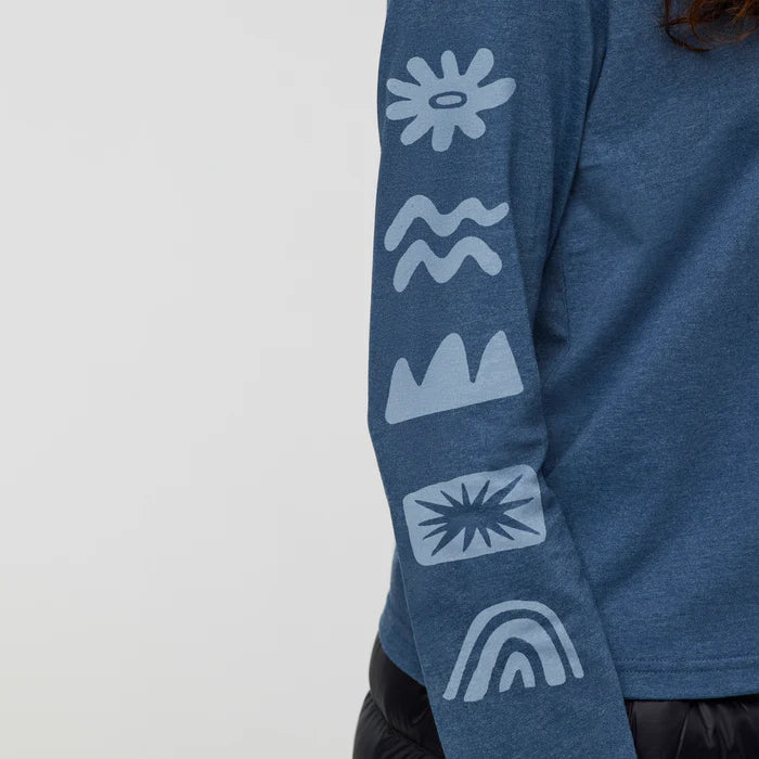 Sky To Sea Long-Sleeve T-Shirt - Deep Sea | Womens